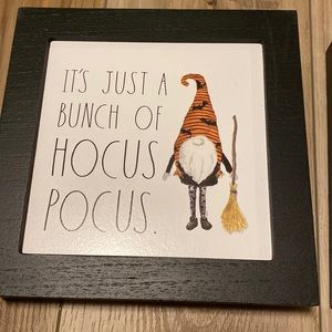 2 Rae Dunn Gnomies Signs